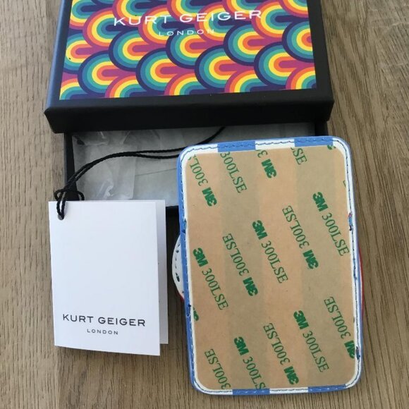 Kurt Geiger Strawberry Phone Card Wallet RFID New in Box $55 - Picture 3 of 4